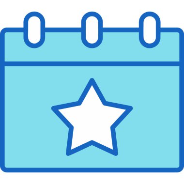 Takvim. Web simgesi basit illüstrasyon