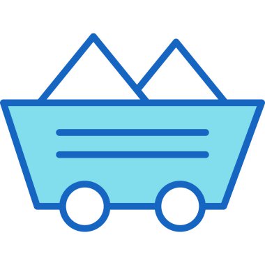 Kişisel ve ticari kullanım için taşıyıcı vektör simgesi simgesi çizimi..