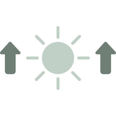 Güneş Simgesi Vektör illüstrasyonu