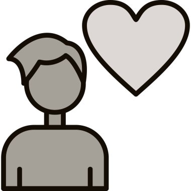 Love man çift simgesi ana hatlarıyla