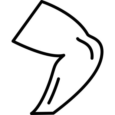 Bir el resmi, siyah tişörtlü, beyaz çizgili bir adamın taslak resmi..