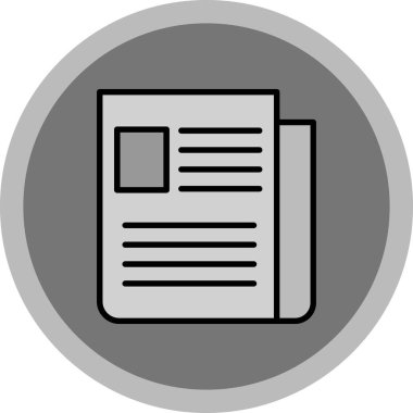 vektör simge gazetesi