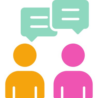 konuşma kabarcığı vektör çizimi