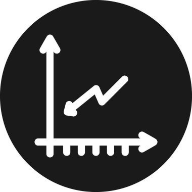 grafik vektör düz simgesi