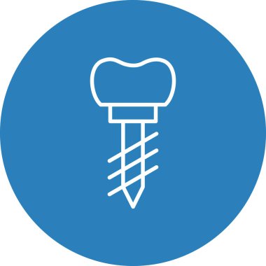 Diş fırçası simgesi, vektör illüstrasyonu