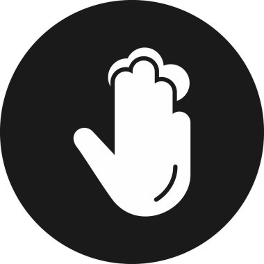 el simgesi vektör illüstrasyonu