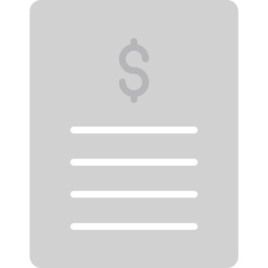 Dolar gagası vektör simgesi