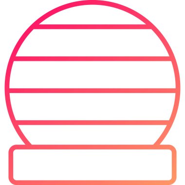 Bir topun vektör illüstrasyonu