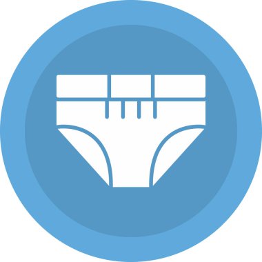 vektör modern simge, beyaz dairenin basit gösterimi