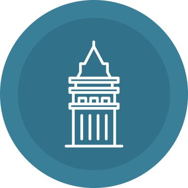 Benzersiz yapı vektörü simgesi