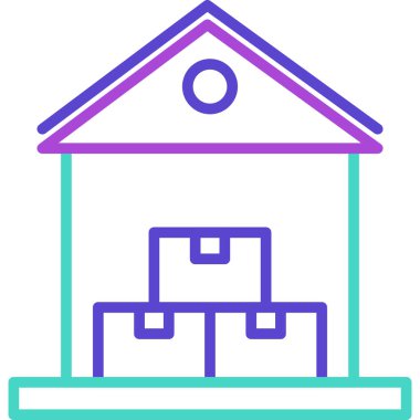 ev simgesi vektör illüstrasyonu