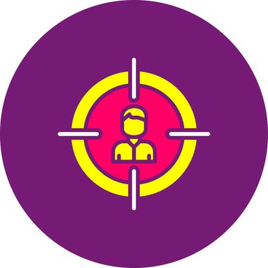 İnsan simgesinin vektör illüstrasyonu