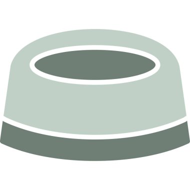 yiyecek ve içecek renkli vektör simgesi.