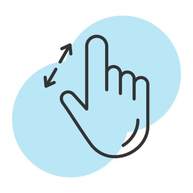 parmak ekran simgesine dokunur