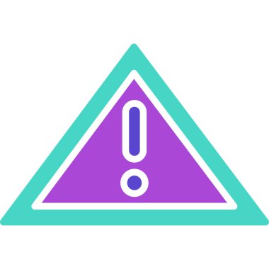 Uyarı işareti vektör simgesi