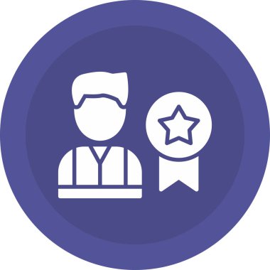 İnsan simgesinin vektör illüstrasyonu