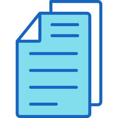 belge simgesi vektör illüstrasyonu