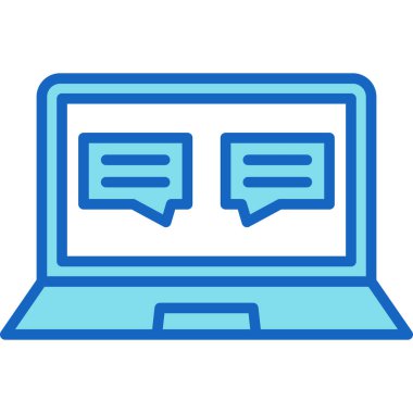 sohbet web simgesi basit tasarımı