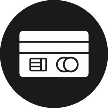 Kredi kartı ikonu vektör illüstrasyonu