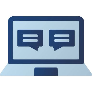 bilgisayar vektörü ince çizgi simgesi