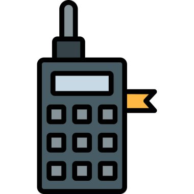 telefon simgesi vektör illüstrasyonu