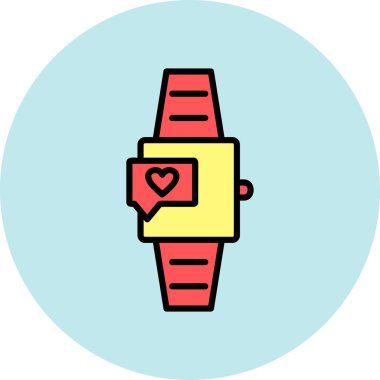 Akıllı çocuk. Web simgesi basit illüstrasyon