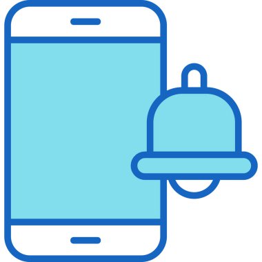 Cep telefonu. Web simgesi basit tasarım