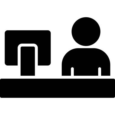 İnsan simgesinin vektör illüstrasyonu