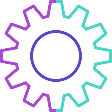 Teçhizat Web simgesi basit illüstrasyon