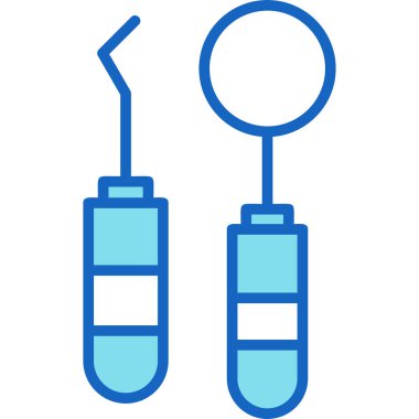 Test tüpü. Basit tasarım. izole vektör illüstrasyonu