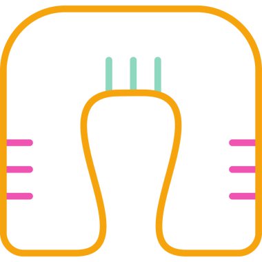 Modern b 'nin vektör illüstrasyonu eksik simgesi