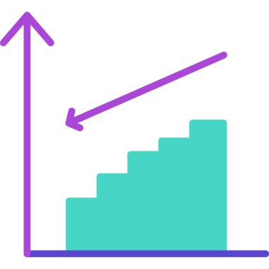 Bar çizelgesi. Web simgesi basit illüstrasyon