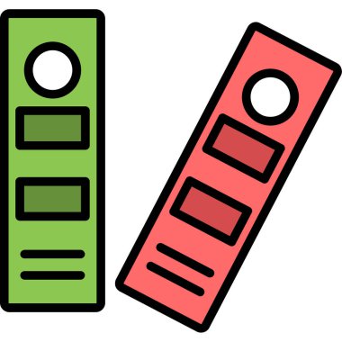 dizinler web simgesi, vektör illüstrasyonu