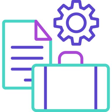 Dişliler. Web simgesi vektör illüstrasyonu