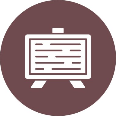 Ofis simgesinin illüstrasyon vektör grafiği