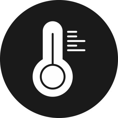 termometre simgesi vektör illüstrasyonu