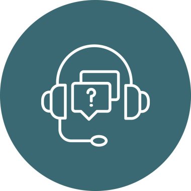 Modern b 'nin vektör illüstrasyonu kulaklık simgesinden yoksun