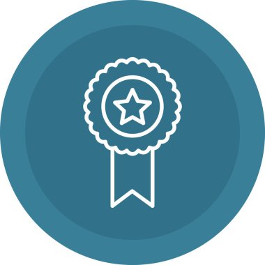 rozet ipedüz vektör simgesi