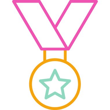 Ödül. Web simgesi basit illüstrasyon