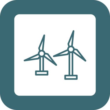 Güç simgesi. Vektör çizim