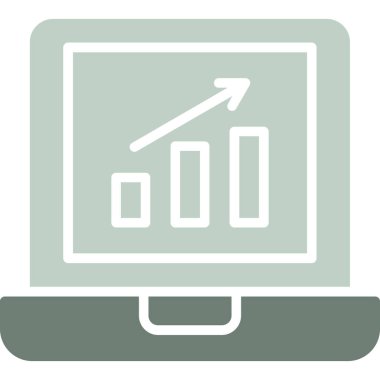 Grafik. Web simgesi basit illüstrasyon