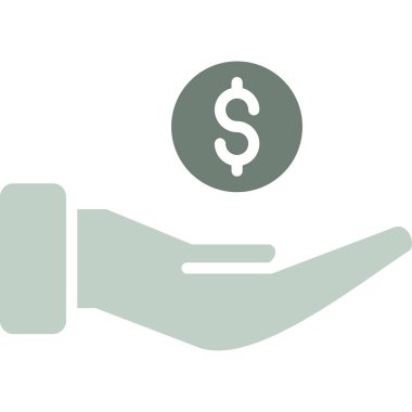 Dolar vektör simgesi tasarımı