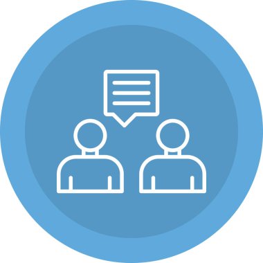 İnsan simgesinin vektör illüstrasyonu