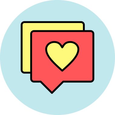 mesaj vektör simgesi modern illüstrasyon