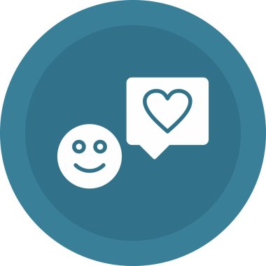 Sohbet simgesi vektör illüstrasyonu