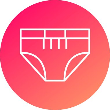 güzel bikini çizgi vektör simgesi