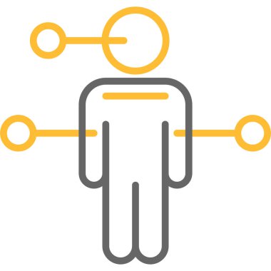 kullanıcı düz vektör simgesi