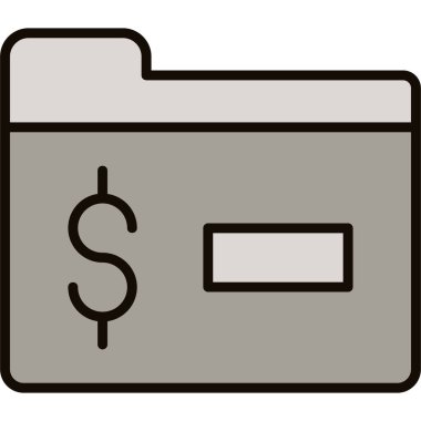 Para için. Web simgesi basit illüstrasyon