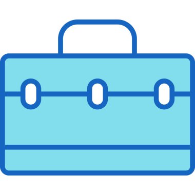 Çanta. Web simgesi basit illüstrasyon