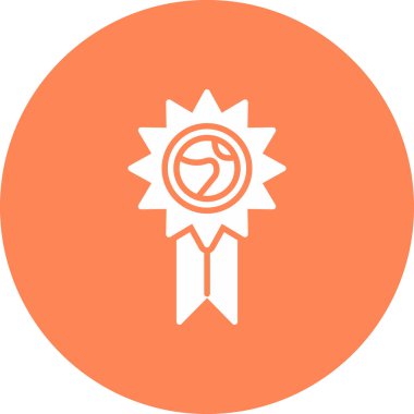 Bir yıldız simgesinin vektör illüstrasyonu